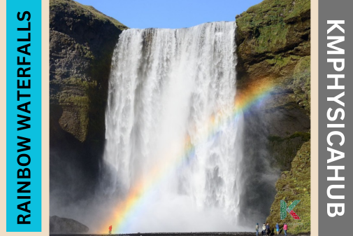  view of a waterfall rainbow