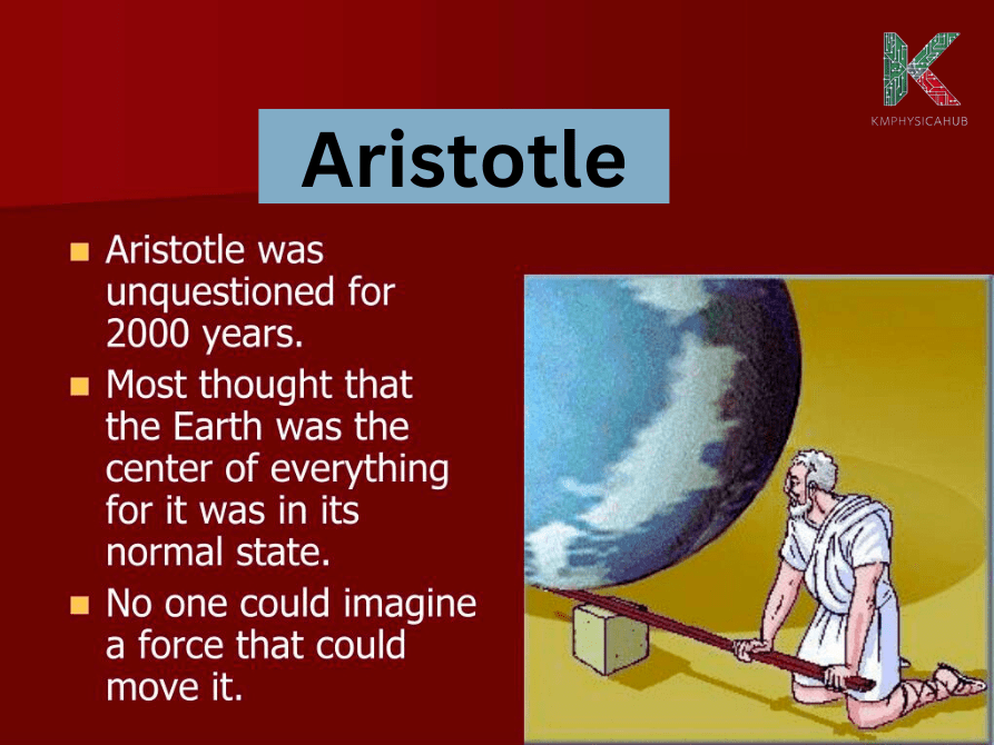 Aristotle's concept of Motion explained theoretically