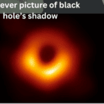 First ever picture of a black hole's shadow by EHT