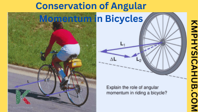 Conservation of angular momentum in riding bicycles