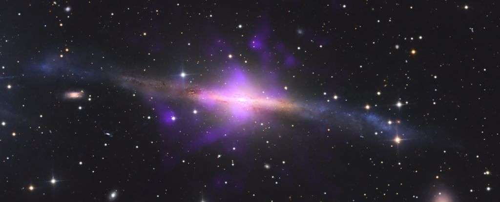 A Galactic Supermassive Black Hole of NGC 5084 Has Been Found Tipped Over on Its Side